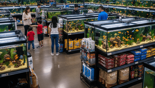 Tropical fish store