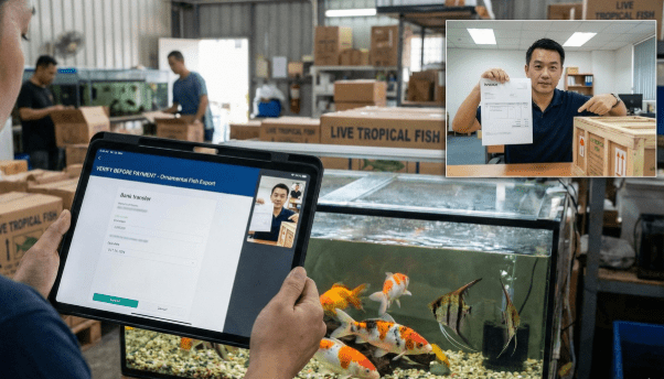 Verifying Ornamental Fish Exporter